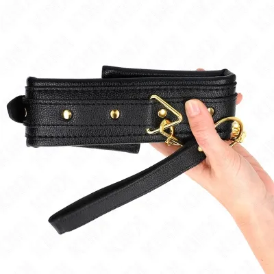 Necklace with Sponge Faux Leather Band Model 1 – Kink