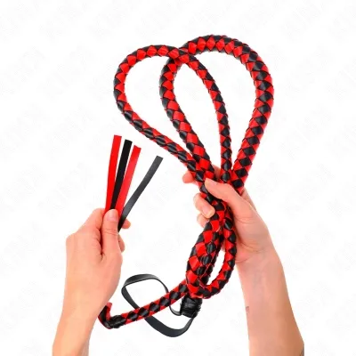 Red Long Snake Whip 210cm – Kink