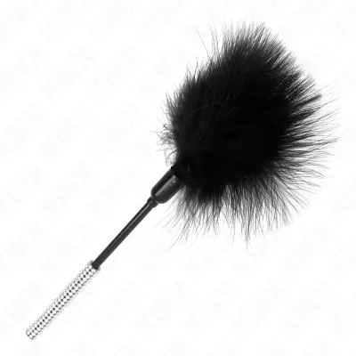 Tickle Feathers with Rhinestone Handle 27cm – Kink