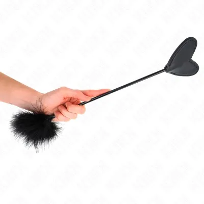 Tickle Feathers with Heart Paddle 31cm – Kink
