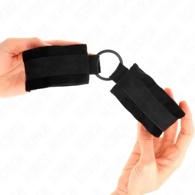Beginner Handmanschetten 25cm Mit O-Ring 4cm Schwarz – Kink