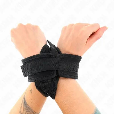 Kreuzmanschetten Schwarz 34 X 5.5cm – Kink