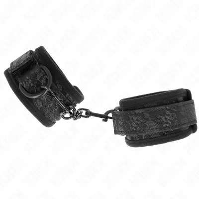 Dark Lace Cuffs Neoprene Handgelenk Manschetten Schwarz – Kink