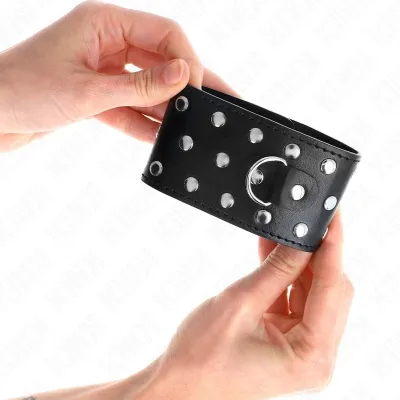 Punk Wrist Cuffs Adjustable 19-24cm X 5.5cm – Kink