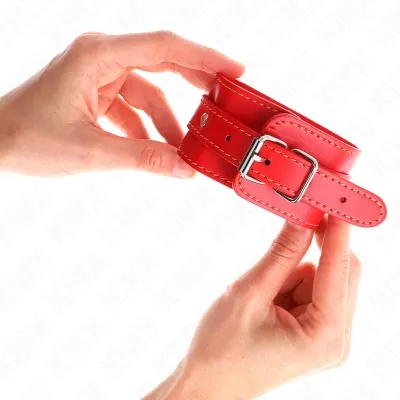 DãNne Handgelenksfesseln Rot Verstellbar 21-33cm – Kink