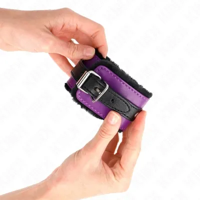 Premium Handgelenkfesseln gefüttert Schwarz – Kink
