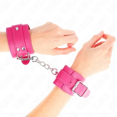 Wrist restraints Raspberry Rose – Kink