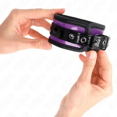 Neopren Handgelenkfesseln Helllila Verstellbar 21-28cm X 5cm – Kink