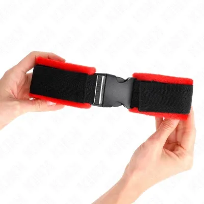 Nylon Bind Klett-Handfesseln Schwarz – Kink