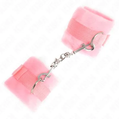 Beginner Pelzhandmanschetten Rosa 30 X 7cm – Kink