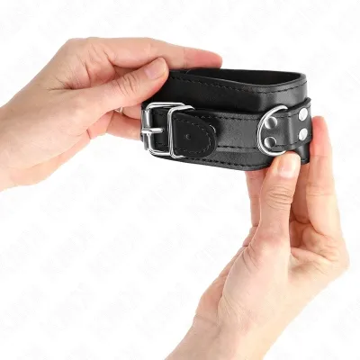 Einfache Handgelenksfesseln Schwarz – Kink