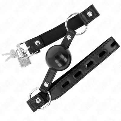 Schwarzer Tpe-Ball 4cm Knebel 60 X 2cm – Kink