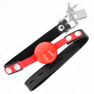 Soft TPE Ball 4cm Gag Model 4 60 x 2cm Adjustable 37-52cm – Kink