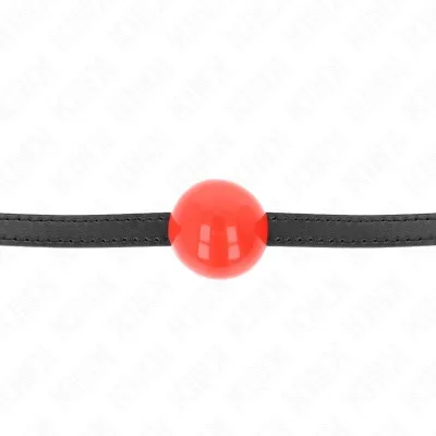 Roter Einzelner Fester Ball 4cm Gag 65 X 1.5cm – Kink