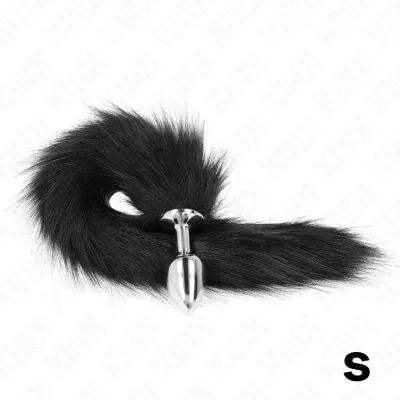 Analplug Größe S 7 X 3cm Mit Schwanz 40cm Schwarz – Kink