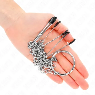 Dreifach Nippel- Und Klitzisklemmen Mit Kette Modell 1 – Kink