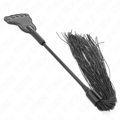 Foot-shaped paddles with tassel whip 31cm – Kink