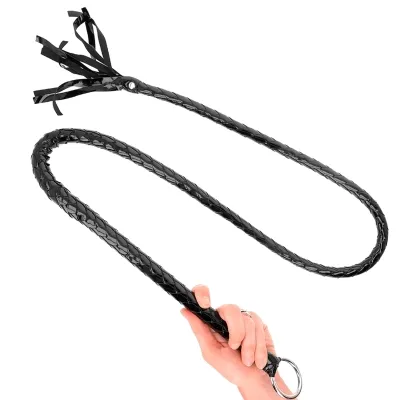Long Shiny PVC Whip 138cm – Kink