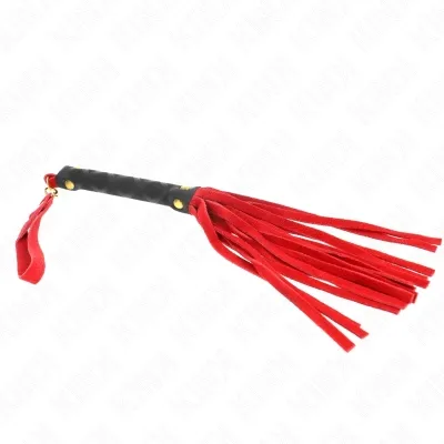 Red suede mini whip 30cm – Kink