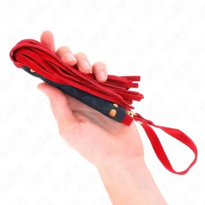 Red suede mini whip 30cm – Kink