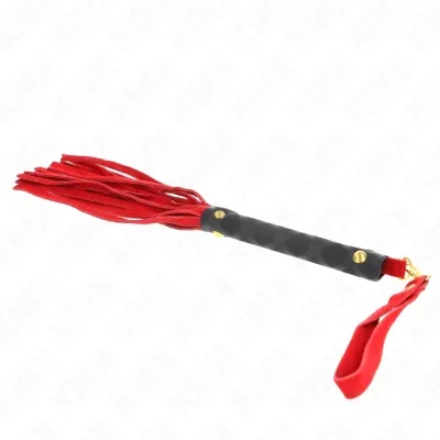 Red suede mini whip 30cm – Kink
