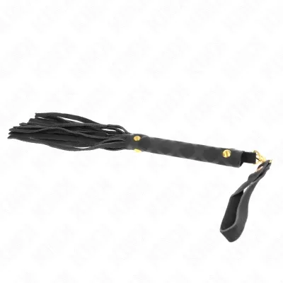 Black suede mini whip 30cm – Kink