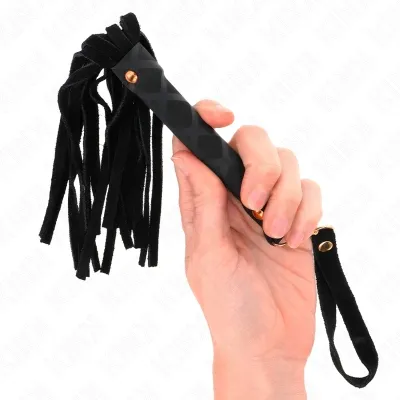 Black suede mini whip 30cm – Kink