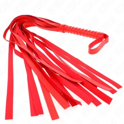 Red Whip with Short Handle and Long Tail 70cm – Kink