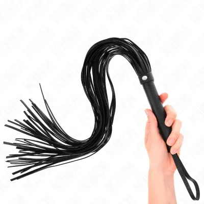 Black soft PVC whip 70cm – Kink