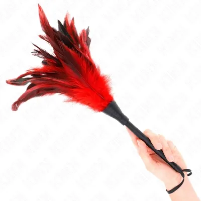 Red Maids Hornform Tickle Hühnerfedern 36cm – Kink