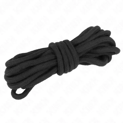 Cotton rope 10 meters black – Kink