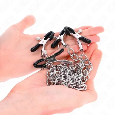 4 chain nipple clamps 32cm with chains 14cm – Kink
