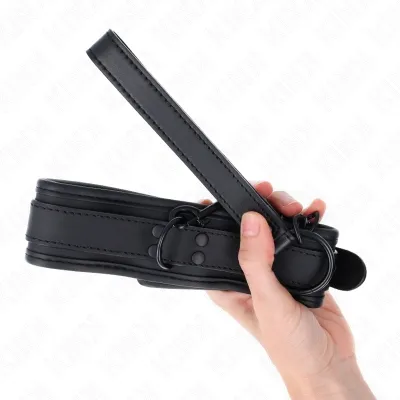 Neoprene Bondage Collar Model 1 with Belt 78cm – Kink