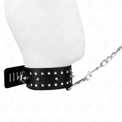 Halskette Mit Leine 65cm Mit Silbernen Nieten – Kink