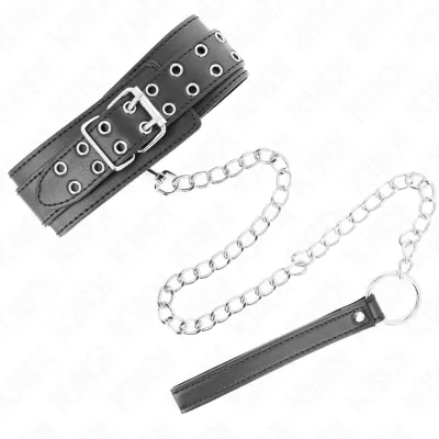 Halskette Mit Riemen 65cm Silber Schnallen – Kink