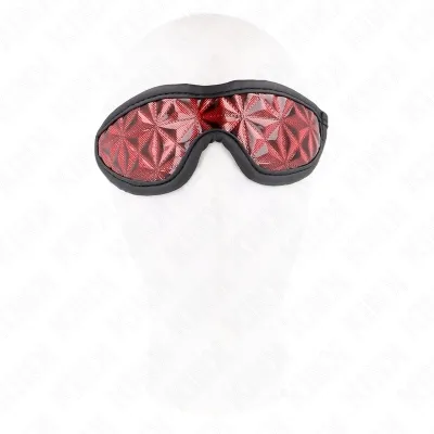 Rotes Stirnband Mit Rautenmuster 20.5 X 6cm – Kink