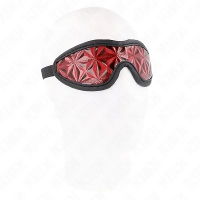 Rotes Stirnband Mit Rautenmuster 20.5 X 6cm – Kink