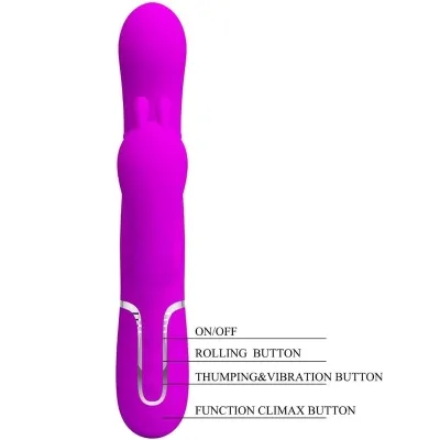 Cammy Triple Vibrator Multifunktion 4 In 1 Rosa | Pretty Love