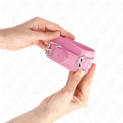 Einfache Handgelenksfesseln Rosa – Kink