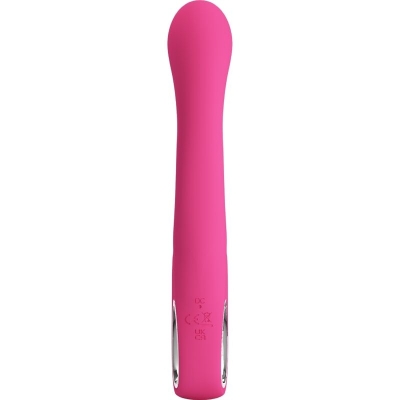 PRETTY LOVE - NOVAK RABBIT VIBRATOR 12 VIBRATIONEN ROSA hochkant rückseite