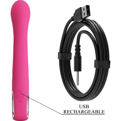 PRETTY LOVE - NOVAK RABBIT VIBRATOR 12 VIBRATIONEN ROSA produkt mit Ladekabel