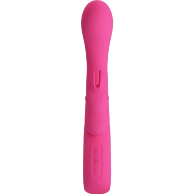 PRETTY LOVE - NOVAK RABBIT VIBRATOR 12 VIBRATIONEN ROSA hochkant front