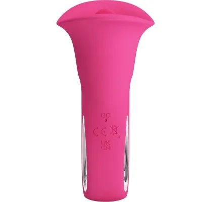 Clyde Oral Vibrator Vibrating Tongue 12 Modes Pink | Pretty Love