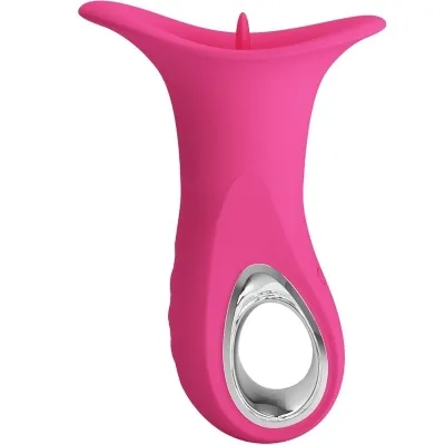 Clyde Oral Vibrator Vibrating Tongue 12 Modes Pink | Pretty Love