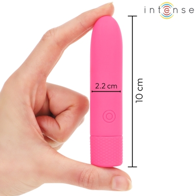 Intense - Symone Usb Wiederaufladbarer Vibrierender Bullet 8 Vibrationen Rosa 10 X 2,2 Cm
