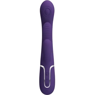 Shania Triple Rabbit Vibrator Multifunktions-Lila | Pretty Love