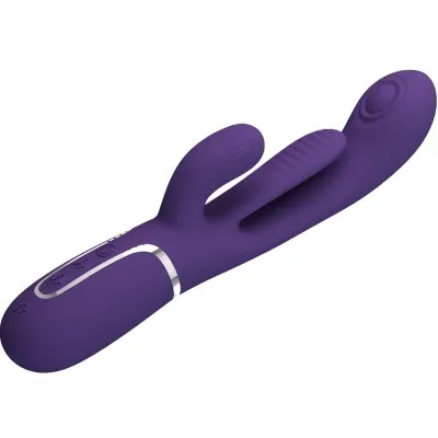 Shania Triple Rabbit Vibrator Multifunktions-Lila | Pretty Love