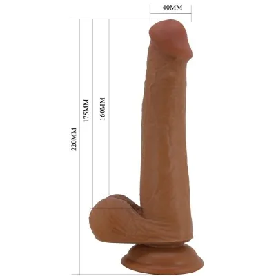 Large Realistic Dildo 22cm Brown – Pretty Love
