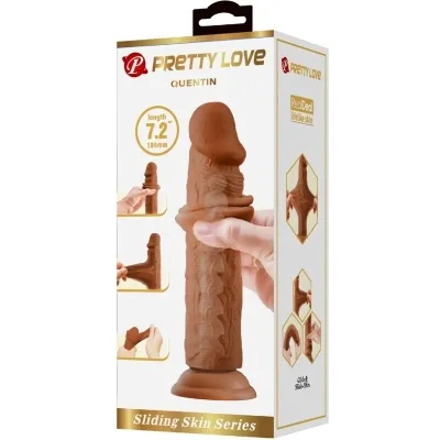 Quentin Realistischer Dildo 18cm Braun – Pretty Love
