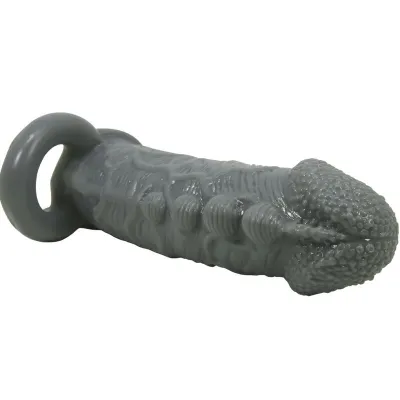 Realistic Penis Reducer and Delay Sleeve Grey – Pretty Love